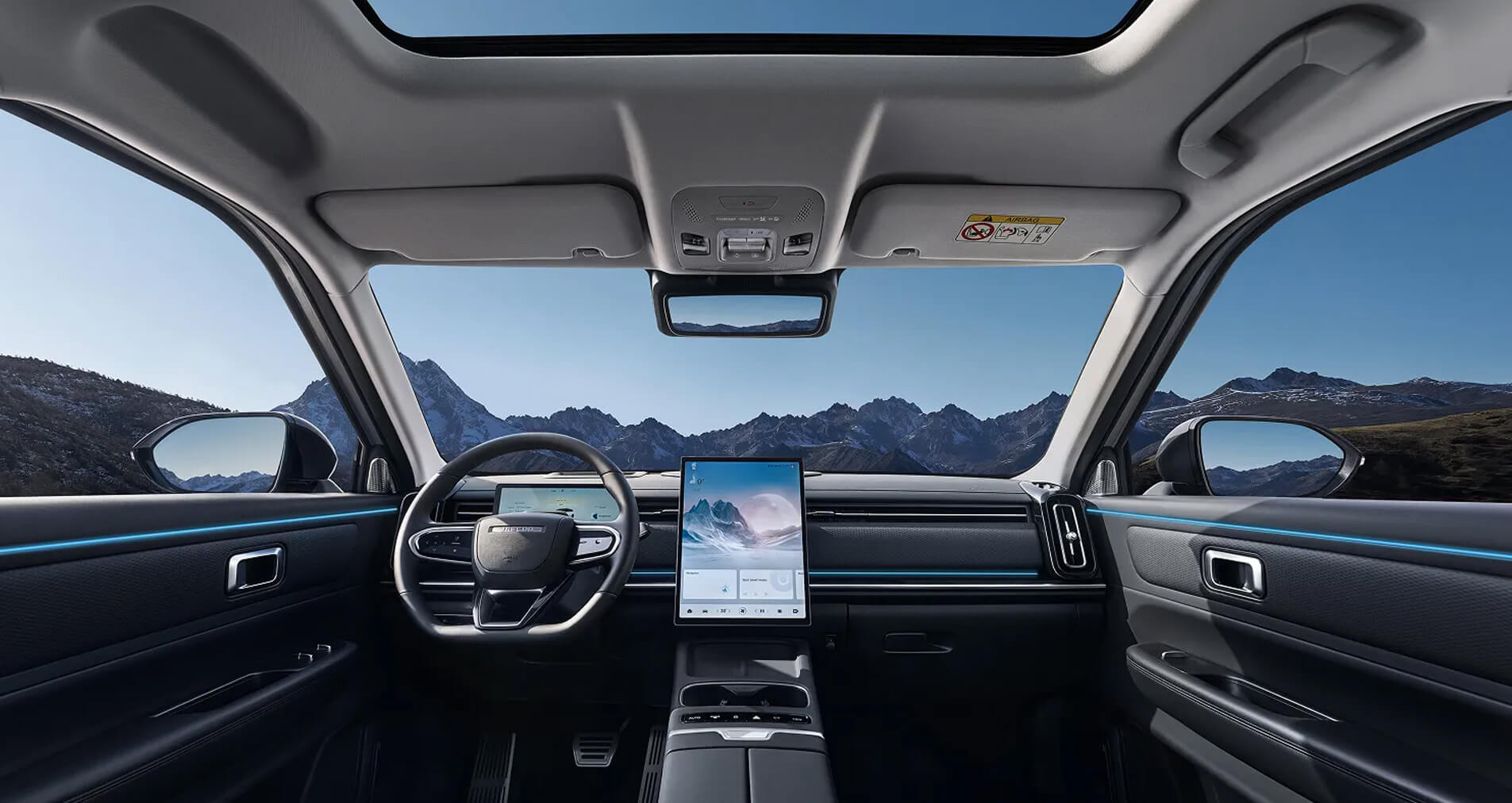 Jaecoo7 SHS - interiér čierny